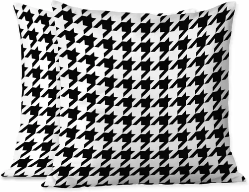 Miniatura 12 de Juego de 2 fundas de almohada cuadradas decorativas para sofá y cama, para hombres y mujeres, 18 x 18 pulgadas, diseño de gatitos lindos color negro