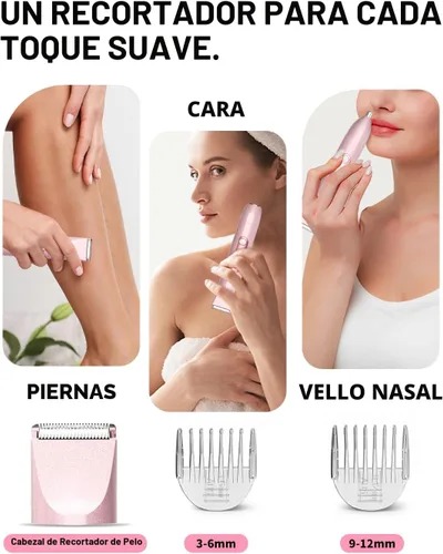 Miniatura 6 de Afeitadoras eléctricas Ufree para mujer, recortadoras de bikini de doble cabeza, afeitadora eléctrica para el vello púbico del cuerpo para la cara