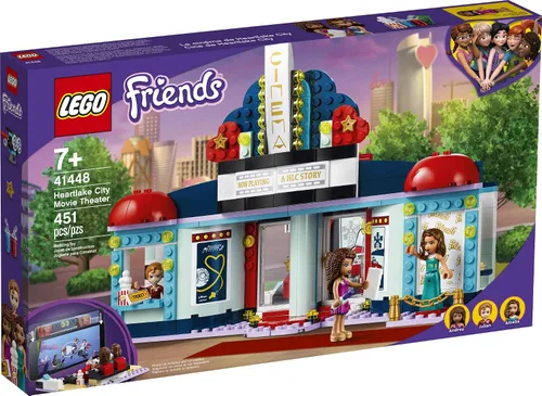 Miniatura 4 de LEGO Friends Heartlake City Movie Theater 41448 Kit de construcción; gran regalo de cumpleaños para niños que aman las películas, nuevo 2021
