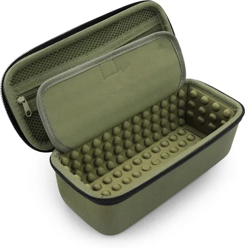 Miniatura 3 de CASEMATIX Funda compatible con radio Midland de 2 vías, Cobra de mano, radio CB de mano Uniden y más, solo funda de viaje portátil