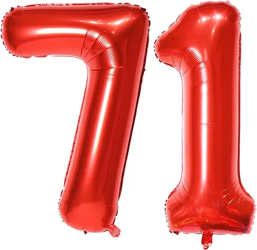 Miniatura 10 de Globo de helio rojo del número 10 de 40 pulgadas, autosellado para decoración de fiesta de cumpleaños y decoración de fiesta de aniversario (rojo 10)
