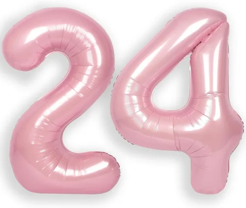 Miniatura 33 de Globo Número 0 de 40 Pulgadas para Niño o Niña Rosa Grande 0-9 Papel de Aluminio Mylar Grande Globo Número 0 Feliz Cumpleaños 0 Fiesta Aniversario