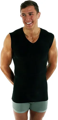 Miniatura 2 de GynecomastiaHombre Boob Compresión Undershirt con Max-Fit Instant pecho adelgazamiento