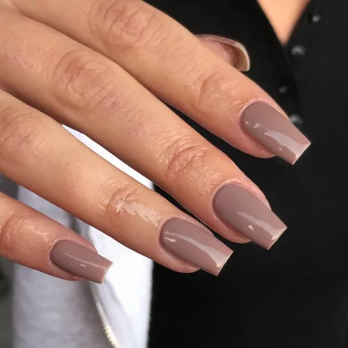 Miniatura 8 de Uñas postizas a presión color rosa bebé, uñas postizas cuadradas medianas con pegamento en uñas de longitud media, uñas acrílicas cortas