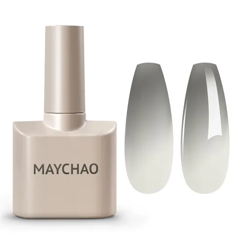 Miniatura 102 de MAYCHAO Esmalte de uñas de gel rosa intenso de 0.5 onzas líquidas, 1 unidad de esmalte de gel rosa brillante, esmalte de uñas que se absorbe con luz