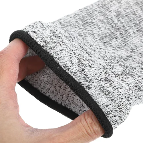 Miniatura 6 de Mangas de brazo resistentes a cortes de 13.8 in, cubierta de protección de antebrazo Hppe grado 5, funda protectora anticortes para carpintería