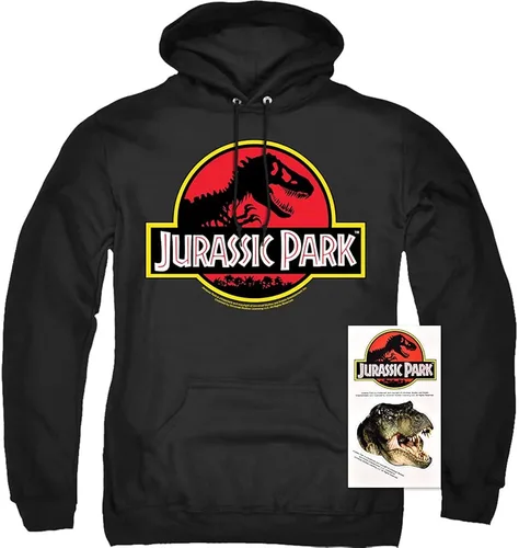 Miniatura 2 de Popfunk Classic Jurassic Park Classic Logo T Rex Sudadera con capucha y calcomanías
