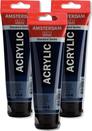 Miniatura 60 de Amsterdam Serie Estándar Tubo de Pintura Acrílica 120ml Azo Naranja 276 (17092762)