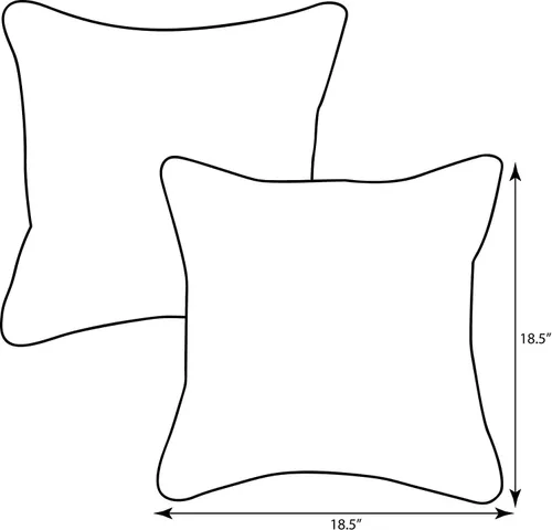 Miniatura 2 de Almohada Perfecta Fresco Sólida para Interiores/Exteriores Almohada de Relleno de Peluche, Resistente al Clima y a la Decoloración, Almohada - 18.5
