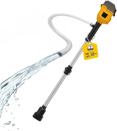 Bomba de transferencia de agua sin escobillas compatible con batería Dewalt 20V (solo herramienta), 720GPH Bomba de agua inalámbrica sumergible para