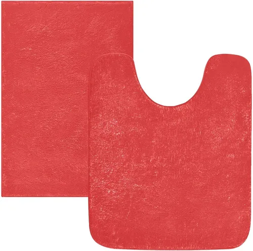 Miniatura 90 de Alfombra de baño amarilla, suave, absorbente, lavable a máquina, juego de alfombras de baño antideslizantes para puerta de baño, dormitorio