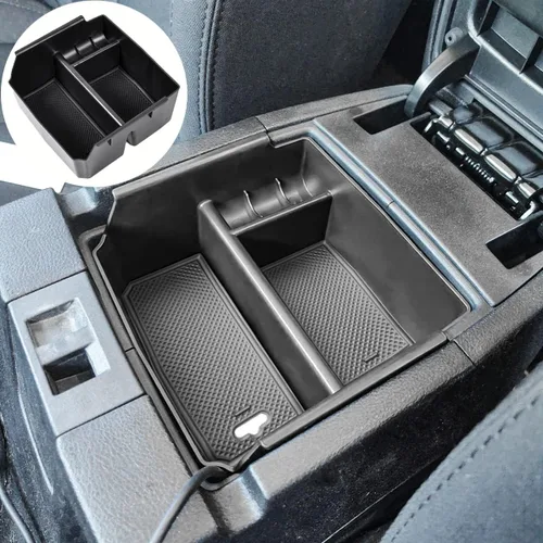 EDBETOS Bandeja organizadora de consola central compatible con Jeep Wrangler JK/JKU 2011-2018 Rubicon Sport Sahara Accesorios Reposabrazos Guantera
