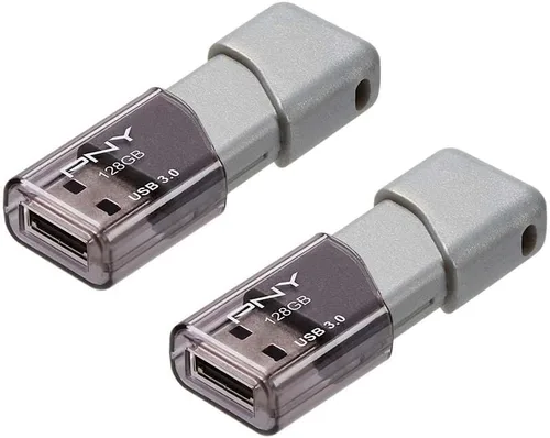 Miniatura 6 de PNY Unidad flash USB 2.0 Attaché 3 de 32 GB, paquete de 50 y unidad flash Turbo Attaché 3 USB 3.0 de 128 GB, paquete de 2