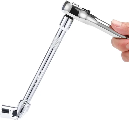 Miniatura 6 de MIXPOWER Juego de 17 piezas de 3/8" de accionamiento universal de junta universal, de 6 puntas, SAE y métrico, de 10-19 mm, de 3/8"-3/4", enchufe