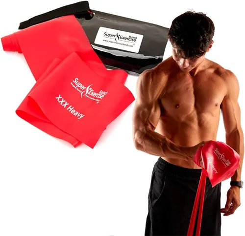 Miniatura 13 de Resistance Bands for Working Out 7Ft Long Resistance Bands Super Exercise Bands with Carry Pouch and Door Anchor I Latex Free Workout Bands Verde