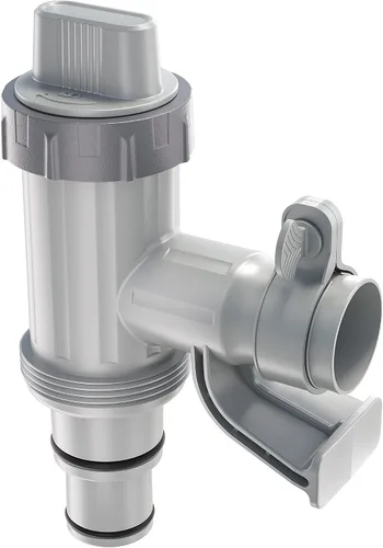 【Patentado】Adaptador de manguera de piscina MASCARRY sobre el suelo con válvula de émbolo y soporte de tubería, piezas de repuesto para sistema de