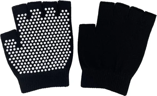 Miniatura 4 de Calcetines de pilates con empuñaduras para mujer, calcetines de yoga antideslizantes para baile de barra o entrenamiento descalzo 2 pares de guantes