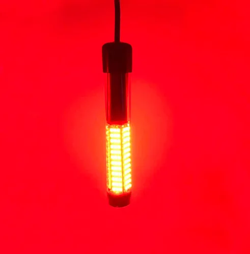 Miniatura 9 de SAMDO IP68 Lámpara LED submarina de 12V para pesca, luz de 1080 lúmenes que atrae peces, luz para pesca nocturna de 10.8W Blanco