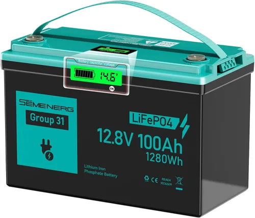 Miniatura 14 de Batería de litio de 12 V 6 Ah, más de 3000 ciclos LiFePO4 BMS integrado de 10 A, ciclo profundo de 6 Ah, ideal para suministro de iluminación