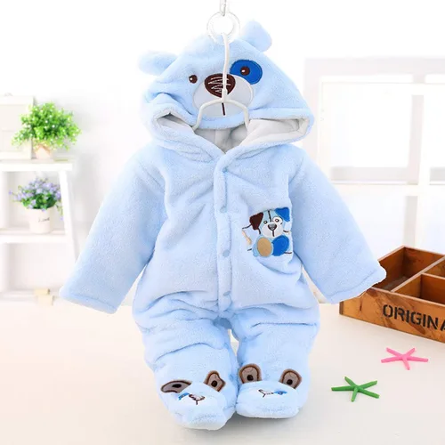 Miniatura 3 de Gaorui Traje de bebé recién nacido, con capucha, abrigo de invierno, ropa para niños pequeños
