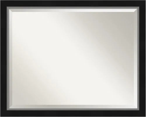 Miniatura 58 de Amanti Art Espejo de baño de madera, espejo de pared negro Ashton para usar como espejo de tocador de baño sobre el fregadero
