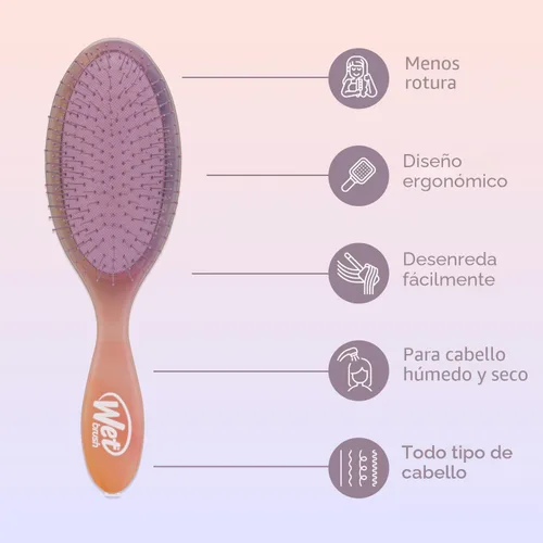 Miniatura 4 de Wet Brush Original Detangler - Cepillo desenredante cerdas IntelliFlex ultrasuaves que se deslizan a través de los enredos