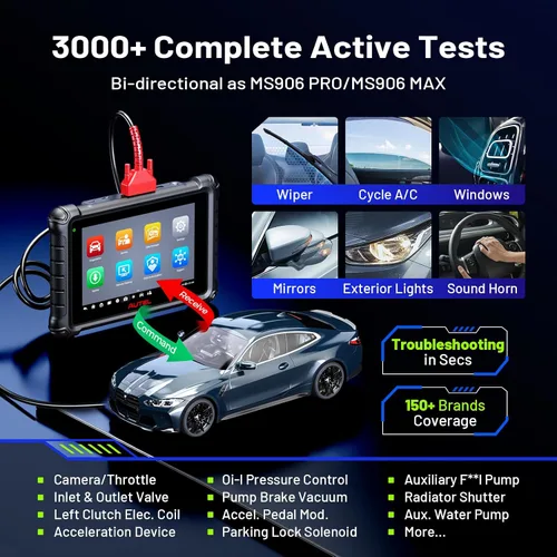 Miniatura 4 de Autel Escáner MaxiCheck MX900: actualización de la herramienta de escaneo bidireccional 2026 de MX808S MK808S MK808BT-Pro, versión estadounidense