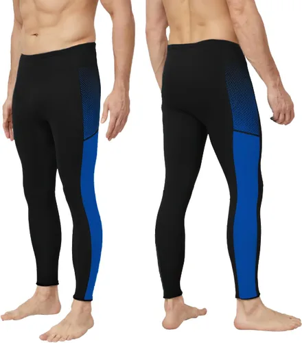 Miniatura 5 de GoldFin Pantalones de neopreno para hombre, 0.079 pulgadas, de neopreno, pantalones de meter, para deportes acuáticos, buceo, surf, natación, Negro