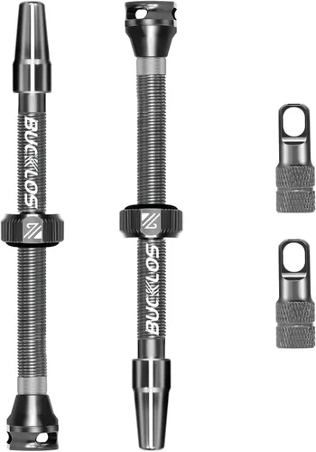 Miniatura 9 de BUCKLOS Vástago de válvula Presta sin cámara 40/44/55/60/65/80/100 mm, kit de vástago de válvula con herramienta de extracción de núcleo para Varios