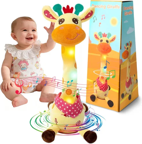 Miniatura 12 de MIAODAM - Cactus bailarín, juguete parlante de cactus para bebés, juguete de cactus que brilla con luces coloridas y repite lo que dices para bebés