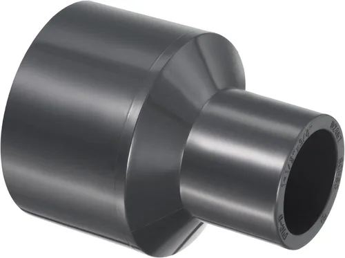 Miniatura 40 de PATIKIL UPVC Reductor de tubería de montaje de 1-1/2 "x 1" Socket Schedule 80, conector adaptador de acoplamiento recto, gris
