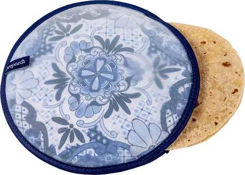 Miniatura 3 de Prepara Talavera - Calentador de tortillas, color azul, para microondas