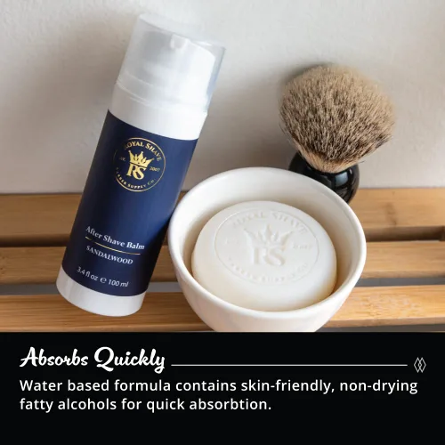 Miniatura 4 de Royal Shave Loción para después del afeitado para hombres, hidratante para después del afeitado y bálsamo refrescante para aliviar quemaduras por