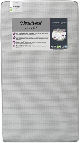 Miniatura 2 de Delta Children Beautyrest Silver Slumber Nights - Colchón convertible 4 en 1 para cuna y niño pequeño