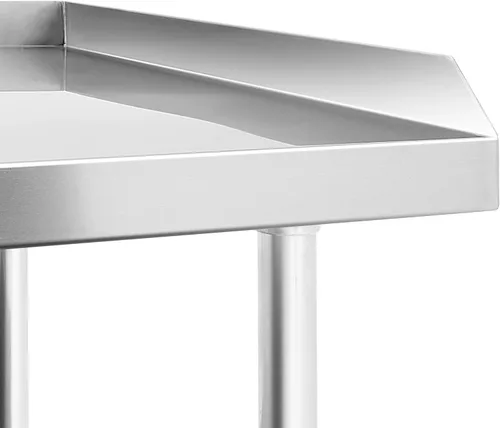 Miniatura 4 de GRIDMANN NSF Mesa de equipo de acero inoxidable de calibre 16 de 24" L x 24" W x 24" H con estante inferior para cocina comercial de restaurante