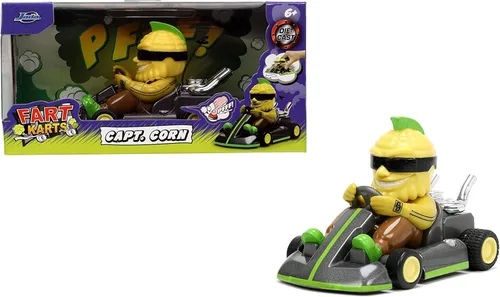 Miniatura 9 de Jada Toys Fart Karts Cool Wipes Pull Back Car, juguetes de 3.5 pulgadas para niños a partir de 6 años (32789)