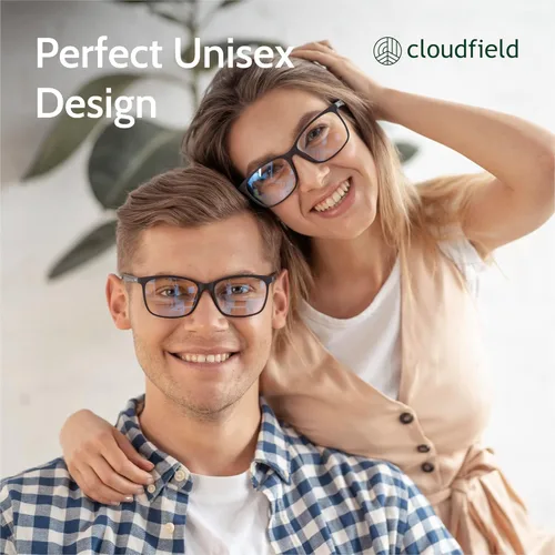 Miniatura 5 de cloudfield Lentes de luz azul para hombres y mujeres, máxima protección de bloqueo de luz azul, alivian la fatiga ocular digital, cómodos