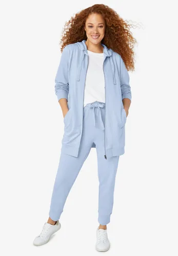 Miniatura 4 de ellos Pantalones deportivos de rizo francés con cordón para mujer