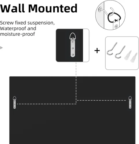 Miniatura 8 de Espejo de pared cuadrado de 32 pulgadas, borde biselado plateado, marco dorado, decoración artística de lujo