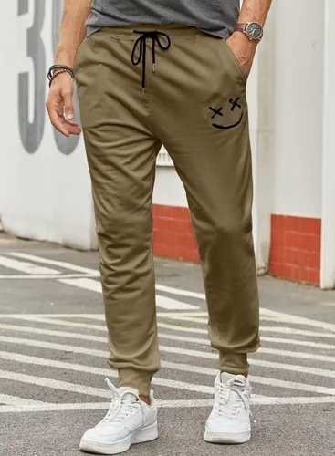 Miniatura 4 de Dokotoo Men Pantalones deportivos para hombre, ligeros, de algodón, con cordón en la cintura, pantalones de entrenamiento con bolsillos