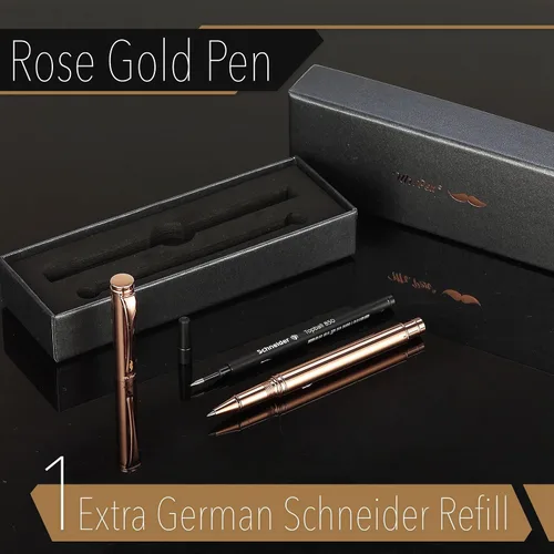 Miniatura 2 de Mr. Pen - Bolígrafo de lujo, barril de oro rosa, tinta negra, bolígrafo de lujo, bolígrafos de lujo para mujeres, bonitos bolígrafos para hombres