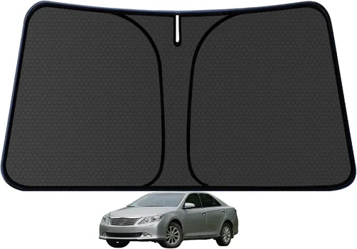 Miniatura 37 de Civic - Parasol para parabrisas Honda Civic 2022-2024 2025 (no para Honda 2022 Sport), visera frontal gruesa plegable 1:1, mantiene tu automóvil más