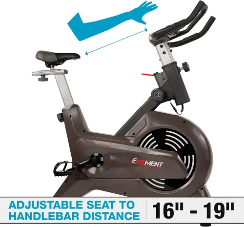 Miniatura 6 de EFITMENT Exercise Bike for Home, Magnetic Indoor Cycling Bike for Cardio Workout Gris
