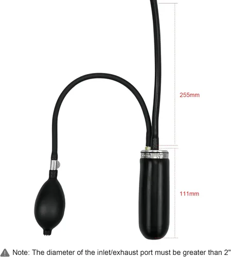 Miniatura 6 de Adaptador de admisión fácil con sellado fuerte vejiga expandible Máquina de humo Evap automotriz, accesorios para probador de fugas, máquina
