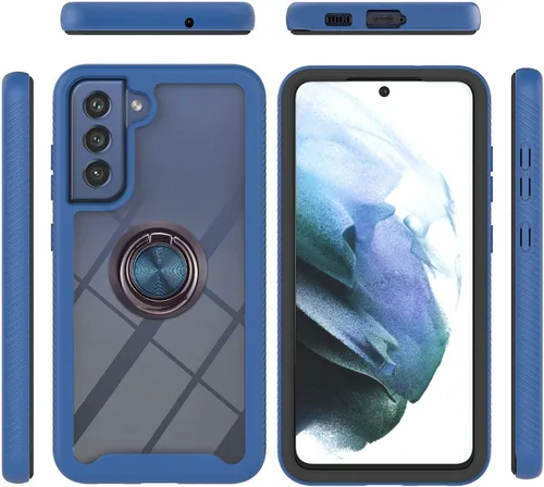 Miniatura 36 de Funda compatible con Xiaomi Poco M5s 4G, compatible con Redmi Note 10 4G / Note 10S 4G / Note 11 SE (India), funda para teléfono 3 en 1, color azul