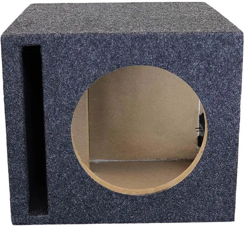Miniatura 2 de Caja de subwoofer universal alfombrada, 12" de un solo puerto, S12V - Caja abierta