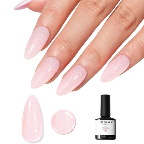 Miniatura 49 de Modelones Esmalte de uñas de gel ojo de gato arco iris con lentejuelas plateadas holográficas, esmalte de uñas de gel 9D con barra magnética, apto