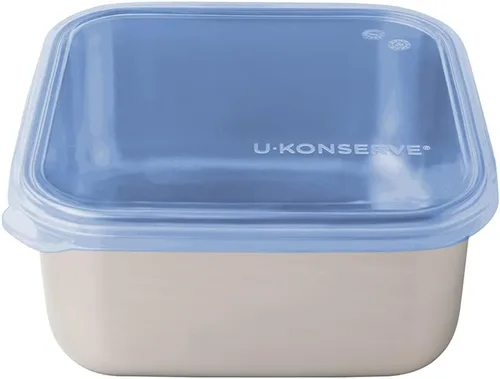 Miniatura 9 de U Konserve Contenedor de Caja Bento de Acero Inoxidable para Almacenamiento de Alimentos, Tapa de Silicona a Prueba de Fugas Apta para Lavavajillas