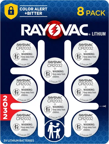 Miniatura 14 de Rayovac Baterías de celda de moneda de litio tamaño 2032 3V, 1 paquete