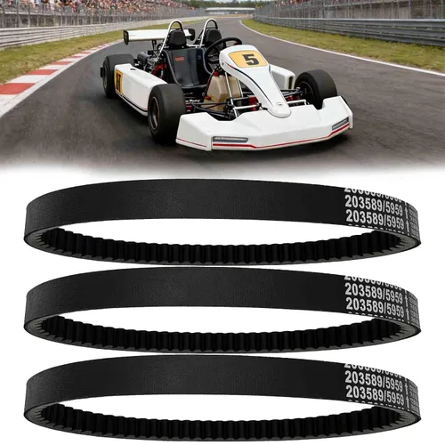 Correa de transmisión Go Kart serie 30 compatible con Coleman KT196 Go Kart CVT, correa convertidora de par compatible con CK196-T, Manco 5959,